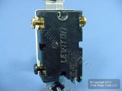 Leviton CS320-2I Ivory 3-Way Commercial Grade 20A Toggle Wall Light Switch Bulk