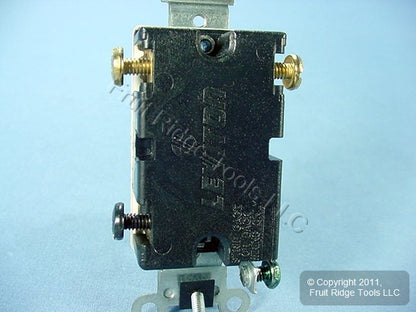 Leviton Light Almond 3-Way Commercial Toggle Wall Light Switch 20A CS320-2T