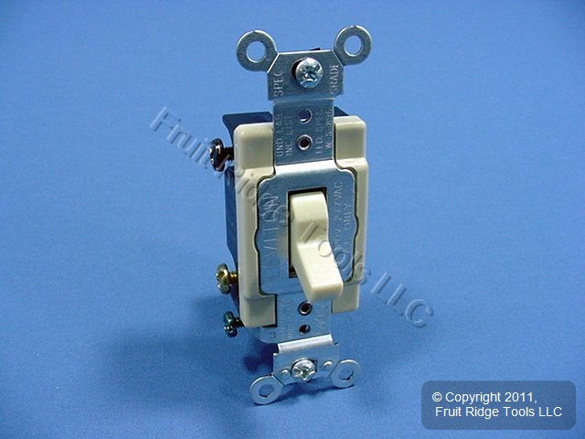 Leviton CS415-2I Ivory 4-Way Commercial Toggle Wall Light Switch 15A Boxed