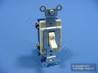 Leviton CS415-2I Ivory 4-Way Commercial Toggle Wall Light Switch 15A Boxed