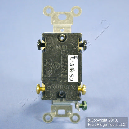 Leviton CS415-2I Ivory 4-Way Commercial Grade Toggle Wall Light Switch 15A Bulk