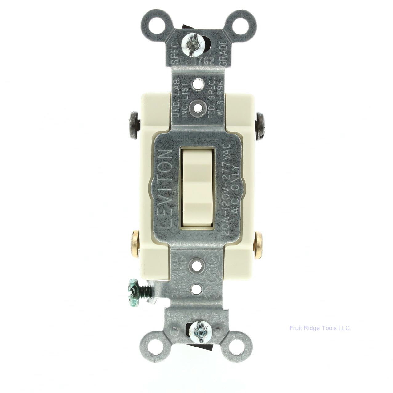 Leviton Almond 4-Way Commercial Toggle Wall Light Switch 15A CS420-2A
