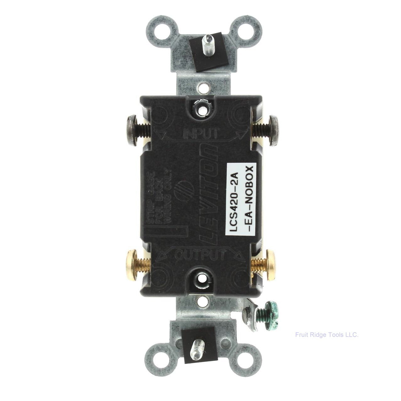 Leviton Almond 4-Way Commercial Toggle Wall Light Switch 15A CS420-2A