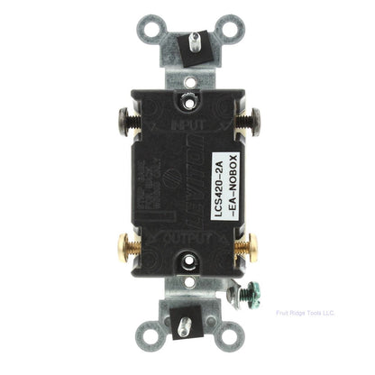 Leviton Almond 4-Way Commercial Toggle Wall Light Switch 15A CS420-2A