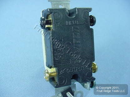 Leviton Ivory 4-Way COMMERCIAL Grade Toggle Wall Light Switch 15A Bulk CS420-2I