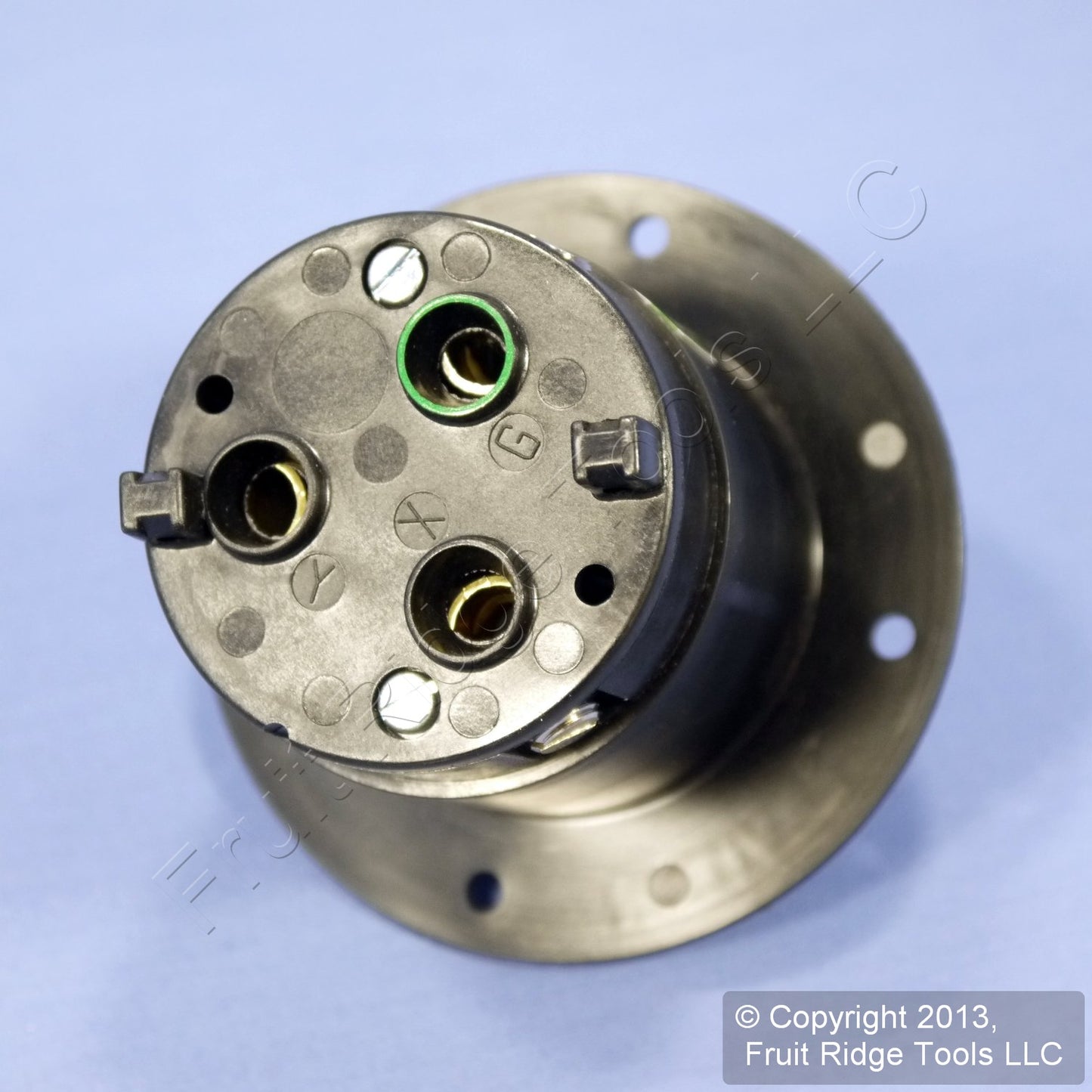 Leviton CS84-75 California Non-NEMA Twist Locking Flanged Inlet Plug 50A 480V