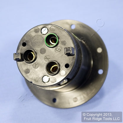 Leviton CS84-75 California Non-NEMA Twist Locking Flanged Inlet Plug 50A 480V
