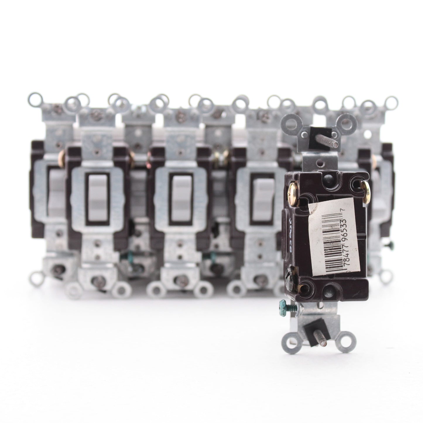 Leviton CSB3-20G Gray 3-Way Commercial Grade Toggle Wall Light Switch 20A