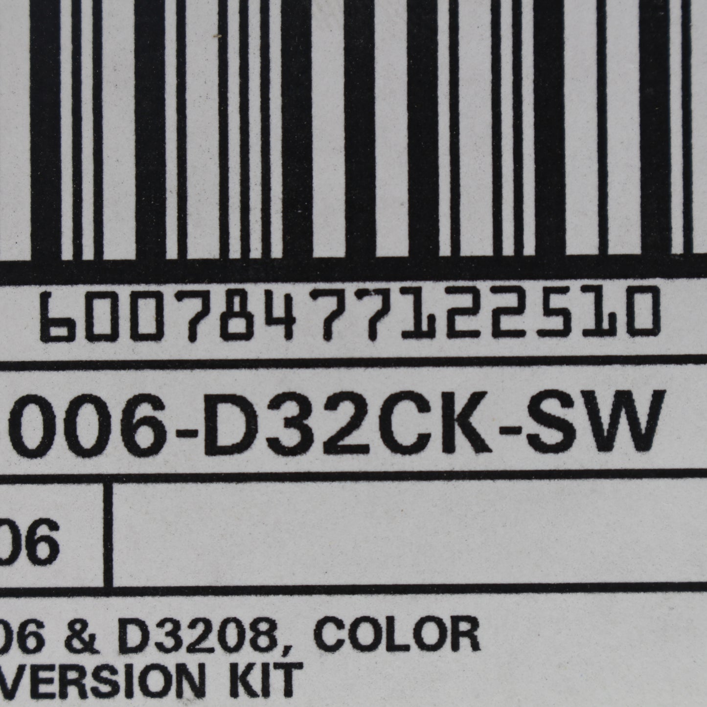Leviton D32CK-SW White Frame Smoke Cover Conversion Kit for D3206 & D3208