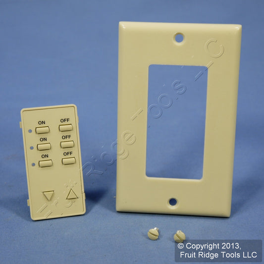 Leviton Ivory Color Conversion Kit for 3-Address DHC Dimmer Controller DCK3D-I