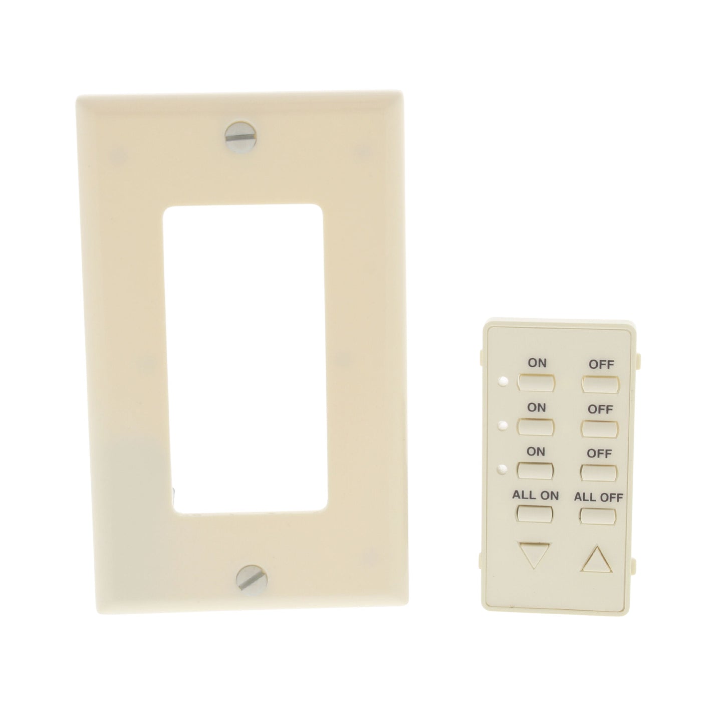 Leviton DCK4A-A Almond Color Change Kit for 3-Address ALL On/Off DHC Controller