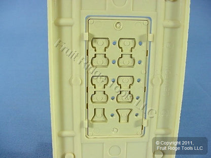 Leviton Ivory Color Change Kit for 3-Address Dimmer Controller w/Labels DCK4A-CI