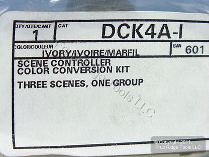Leviton Ivory Color Conversion Kit For 3-Address Dimming Controller DCK4A-I