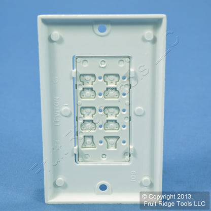 Leviton White Faceplate Color Change Kit for 4-Scene Dimming Controller DCK4D-CW