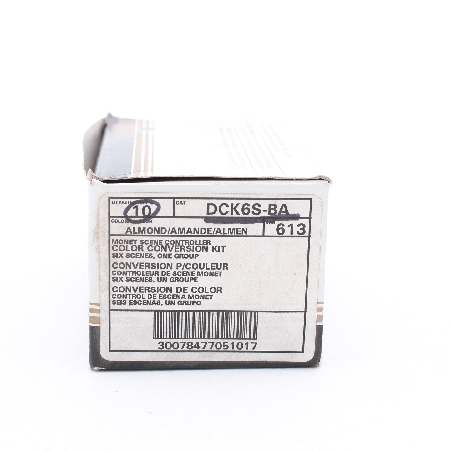 Leviton DCK6S-BA Almond Blank Face Color Change Kit for Scene Controller 10pcs