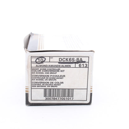 Leviton DCK6S-BA Almond Blank Face Color Change Kit for Scene Controller 10pcs