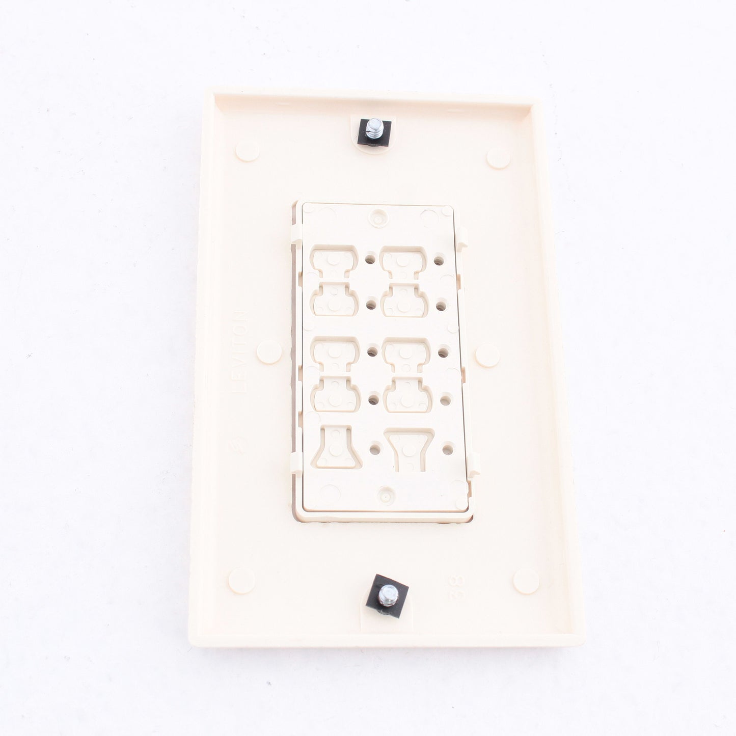 Leviton DCK6S-BA Almond Blank Face Color Change Kit for Scene Controller 10pcs