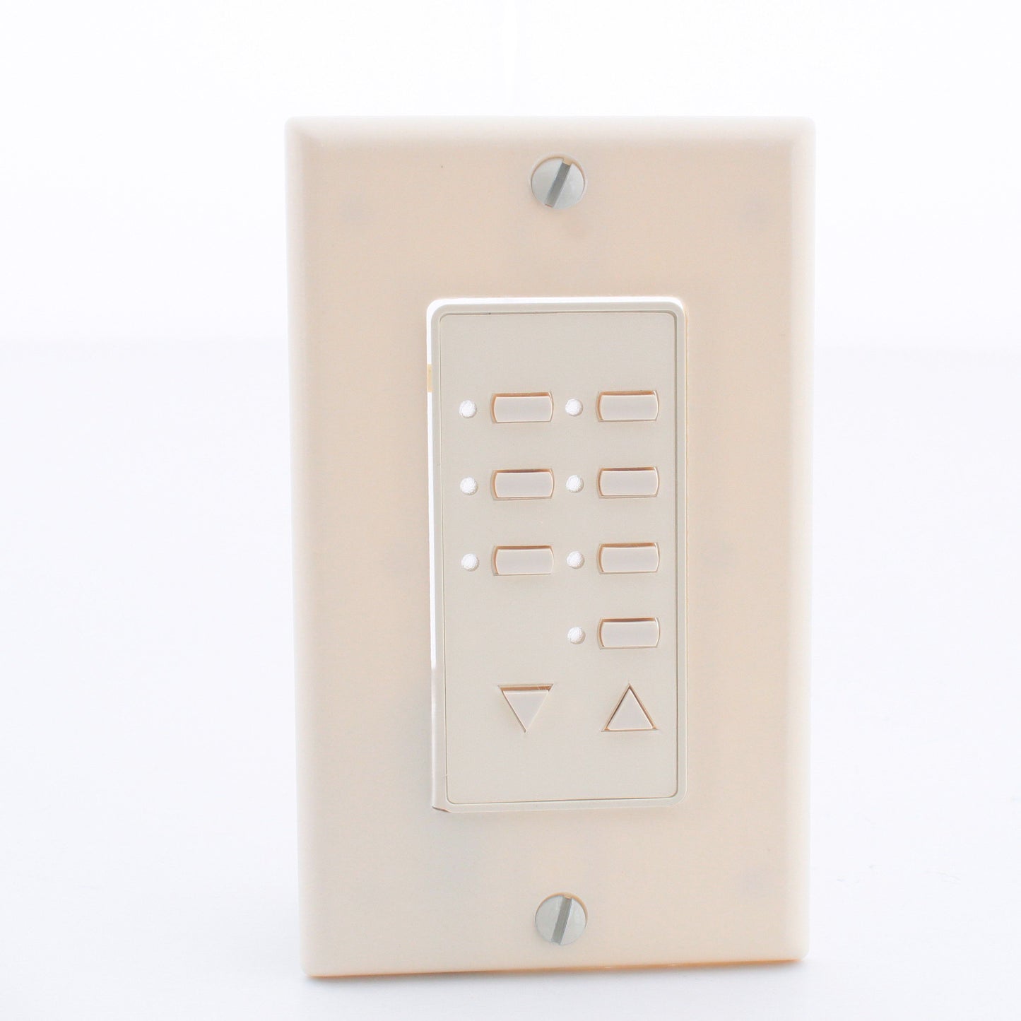 Leviton Blank Almond Face Plate Color Change Kit For 6-Scene Controller DCK6S-BA