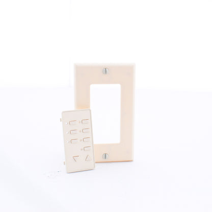 Leviton Blank Almond Face Plate Color Change Kit For 6-Scene Controller DCK6S-BA