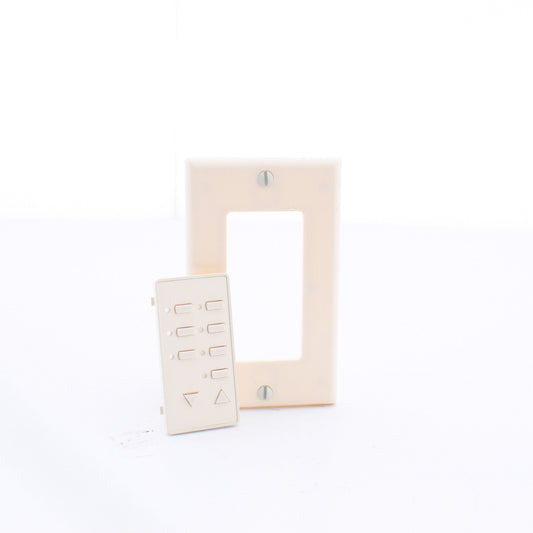 Leviton Blank Almond Face Plate Color Change Kit For 6-Scene Controller DCK6S-BA