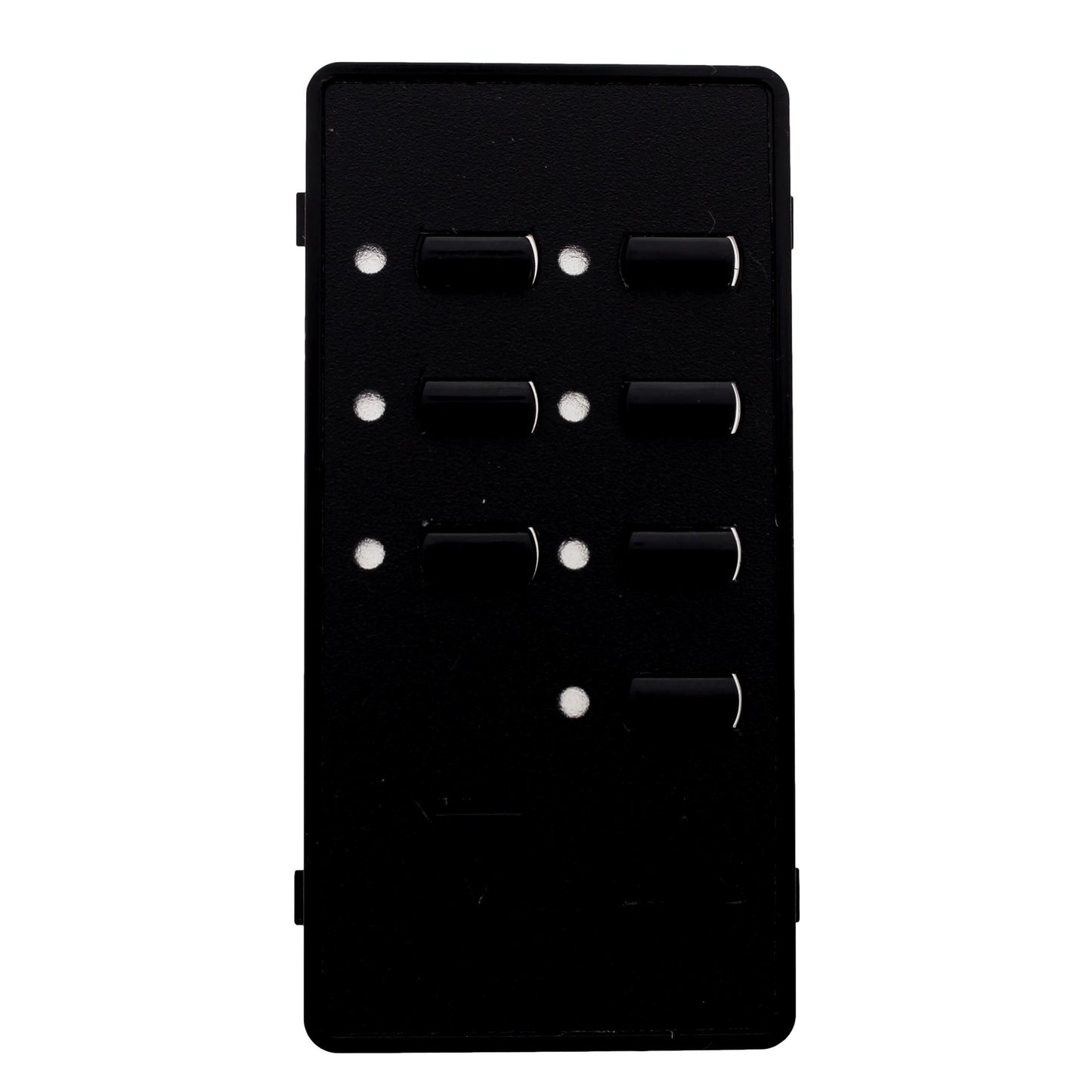 Leviton DCK6S-BE Blank Black Face Plate Color Change Kit For 6-Scene Controller