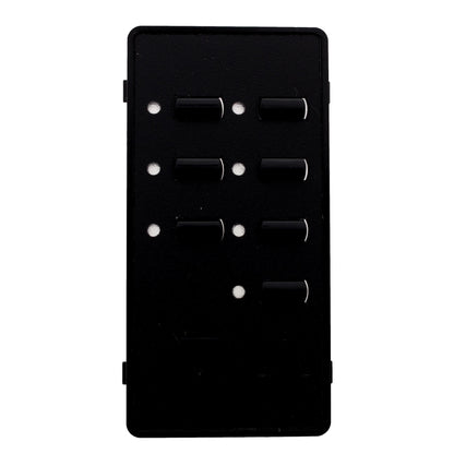 Leviton DCK6S-BE Blank Black Face Plate Color Change Kit For 6-Scene Controller