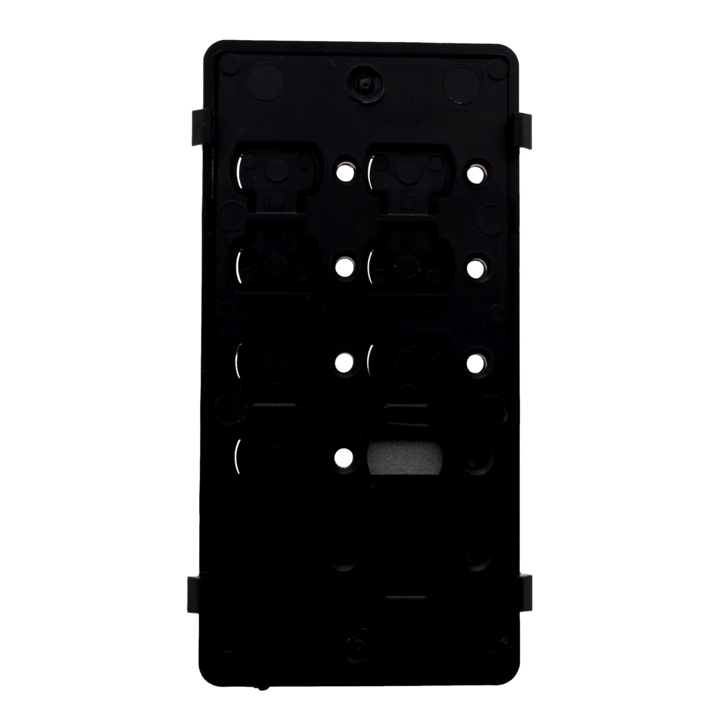 Leviton DCK6S-BE Blank Black Face Plate Color Change Kit For 6-Scene Controller