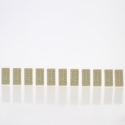 Leviton DCK6S-BI Ivory Blank Face Color Change Kit for Scene Controller 10pcs