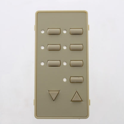 Leviton DCK6S-BI Ivory Blank Face Color Change Kit for Scene Controller 10pcs