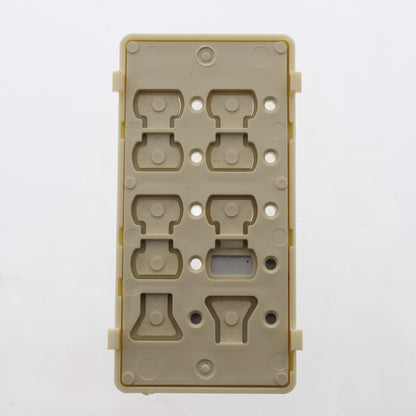 Leviton DCK6S-BI Ivory Blank Face Color Change Kit for Scene Controller 10pcs