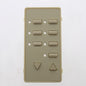 Leviton DCK6S-BI Blank Ivory Face Plate Color Change Kit For 6-Scene Controller