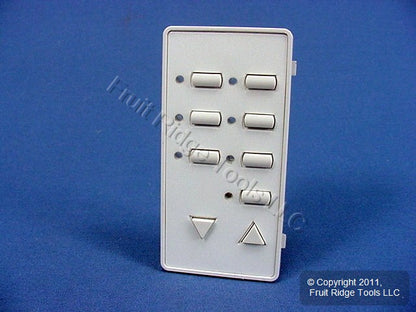 Leviton Blank White Face Plate Color Change Kit For 6-Scene Controller DCK6S-BW