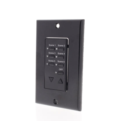 4-Pack Leviton DCK6S-E Black Faceplate Color Change Kit for 6-Scene Controllers