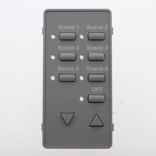 Leviton DCK6S-G Gray Face Plate Color Change Kit For Decora 6-Scene Controller