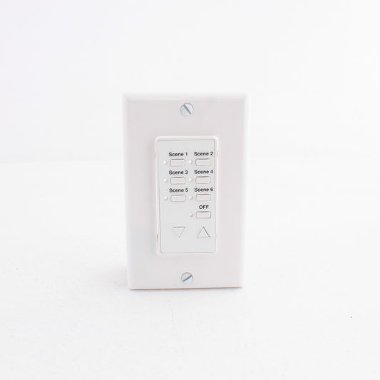 Leviton White Face Plate Color Change Kit For Decora 6-Scene Controller DCK6S-W
