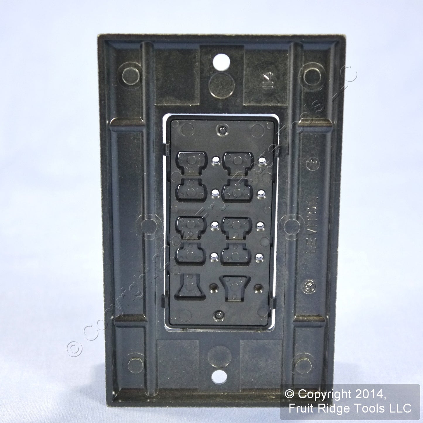 Leviton Black Faceplate Color Change Kit for Controller Dimmer Switch DCKS7-E