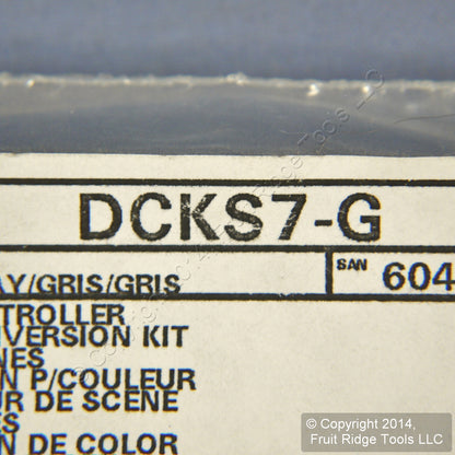 Leviton DCKS7-G Gray Faceplate Color Conversion Kit for Controller Dimmer Switch