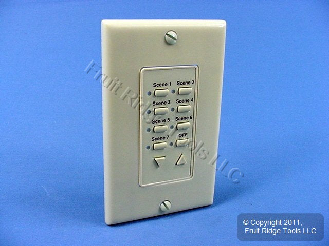 Leviton Ivory Color Change Kit for Controller Dimmer Switch Faceplate DCKS7-I