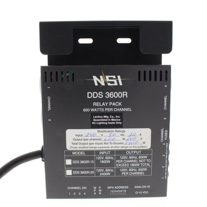 Leviton 4-Channel NSI DDS 3600R Individual Relay Pack