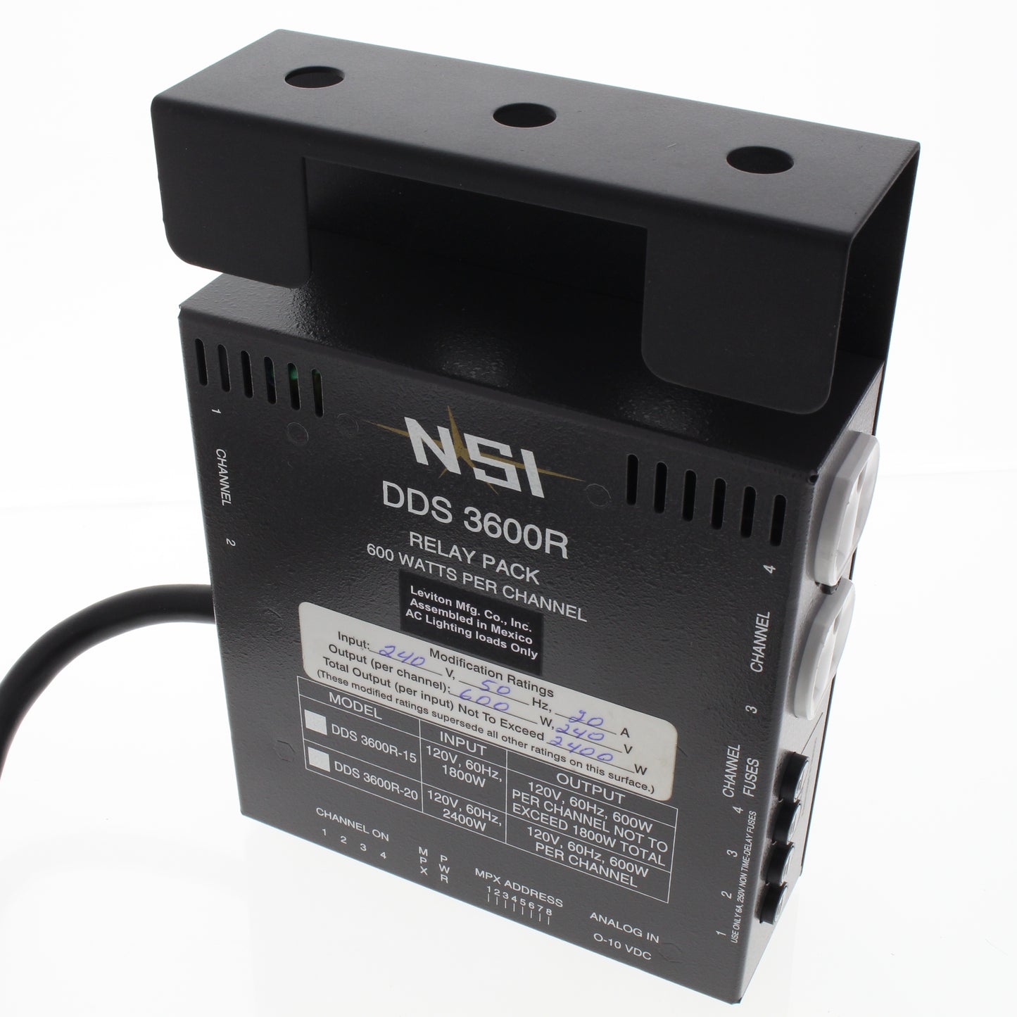 Leviton 4-Channel NSI DDS 3600R Individual Relay Pack