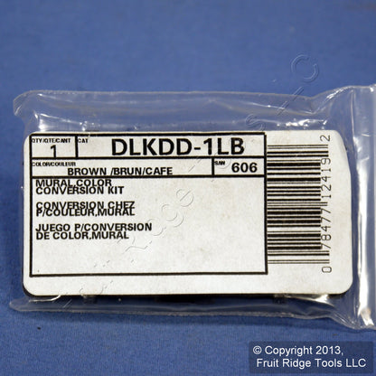 Leviton Brown Color Change Conversion Kit for L/S Mural Dimmer Switch DLKDD-1LB