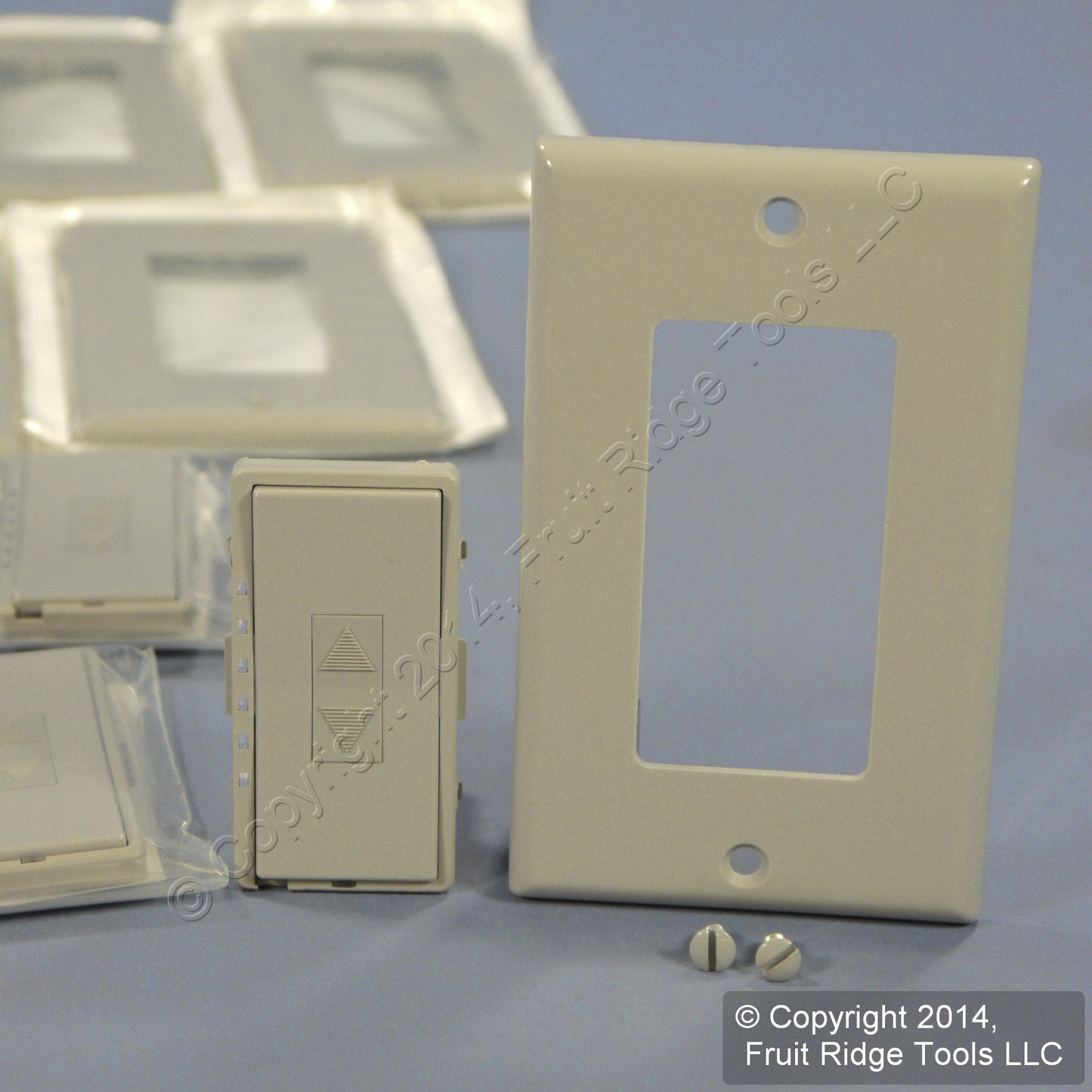 10 Leviton Gray L/S Mural Dimmer Switch Color Change Conversion Kits DLKDD-1LG