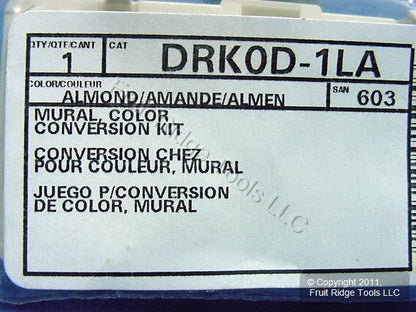 Leviton Almond Color Conversion Change Kit for Mural DHC Dimmer Cover DRK0D-1LA