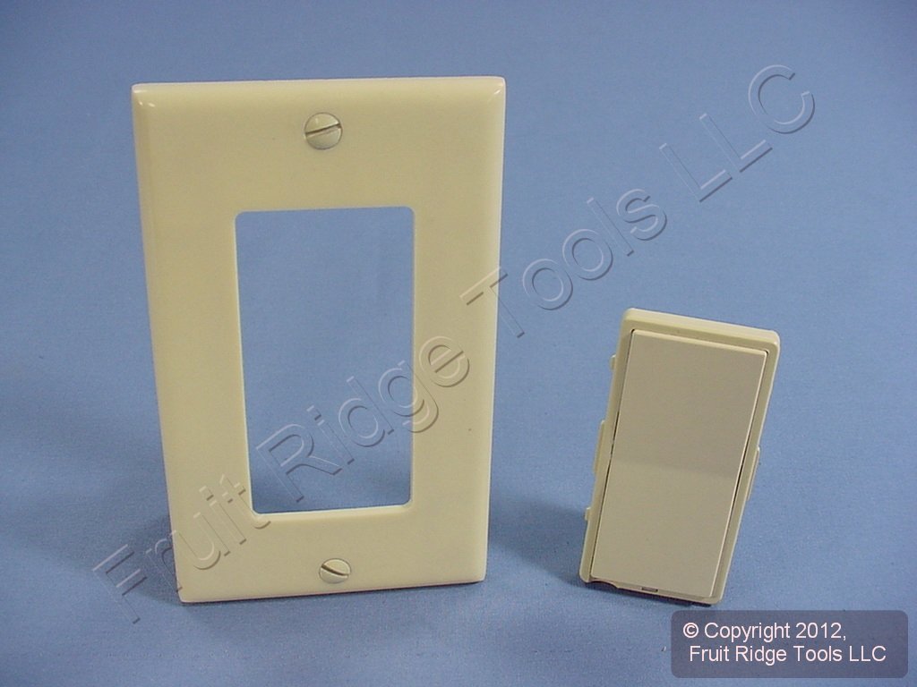 Leviton Ivory Color Conversion Change Kit for Mural DHC Dimmer Cover DRK0D-1LI