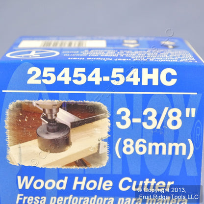 Lenox Hole Saw Wood Cutter Single Carbide Tooth Blade 3-3/8" 25454-54HC