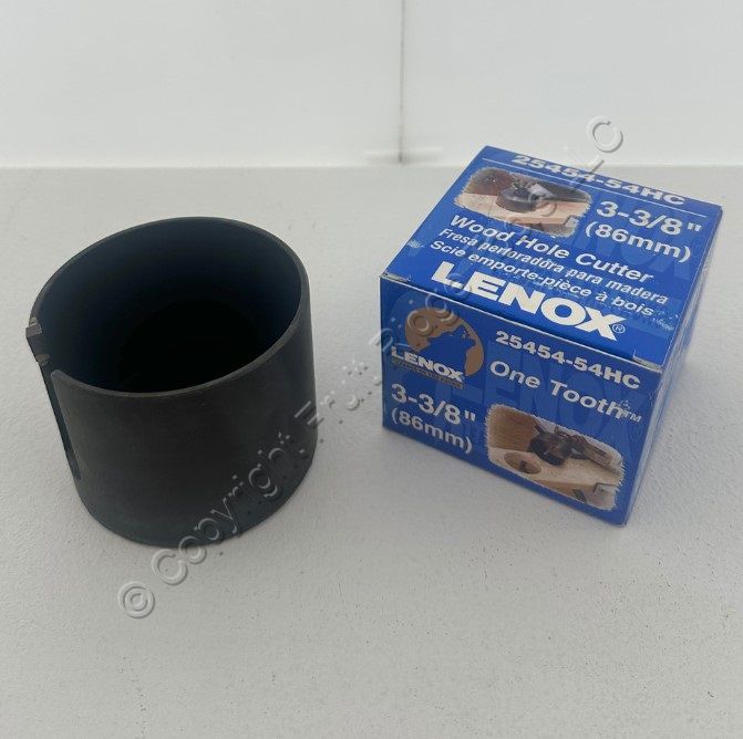 2 Lenox Hole Saw Wood Cutters Single Carbide Tooth Blade 3-3/8" 25454-54HC