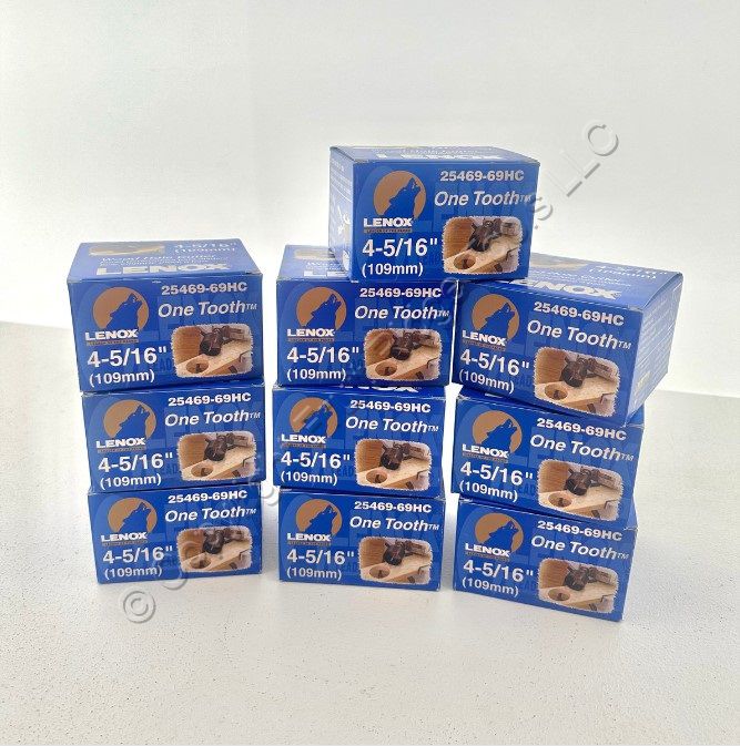 Lenox 25469-69HC Hole Saw Wood Cutters 4-5/16" 1-Carbide Tooth 2" Depth 10-Pack