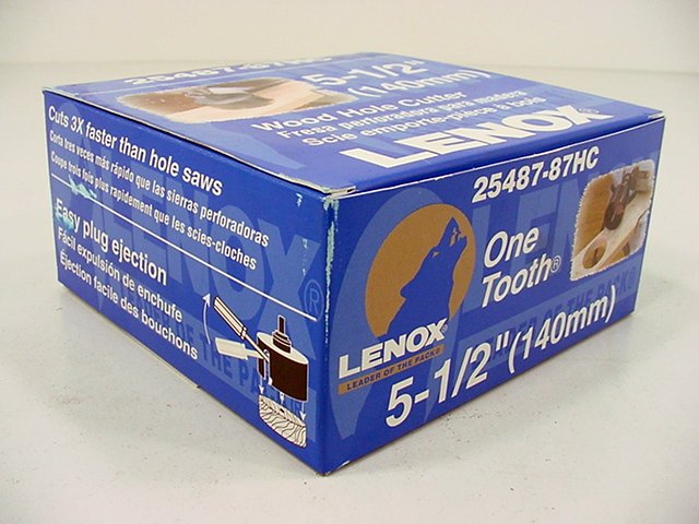 Lenox Hole Saw Wood Cutter Single Carbide Tooth Blade 5-1/2" 25487-87HC