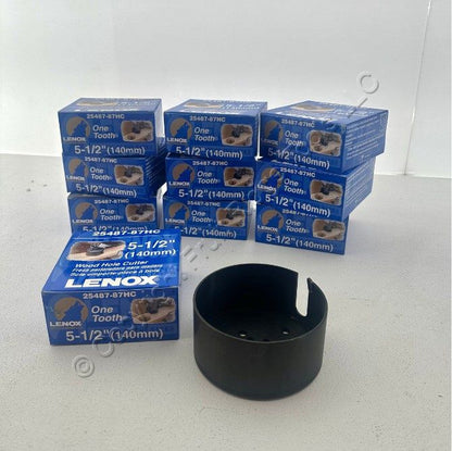 10 Lenox Hole Saw Wood Cutters Single Carbide Tooth Blade 5-1/2" 25487-87HC
