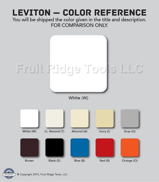 Leviton 80405-W White 2-Gang Toggle Decora Plastic Standard Wallplate Cover 25pc